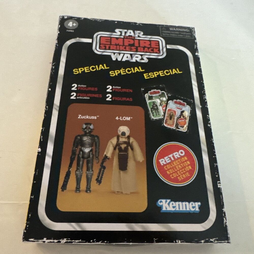 Star Wars Retro Collection Zuckuss 4-lom 3.75 Action Figures 2 Pack